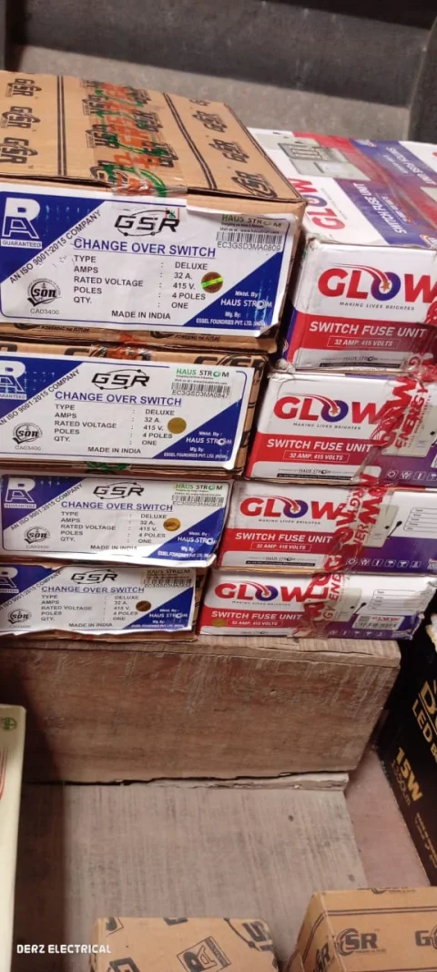 GSR Deluxe Changeover Switch – 32A/63A/100A, 415V, 3‑Phase, Heavy‑Duty Electrical Switch