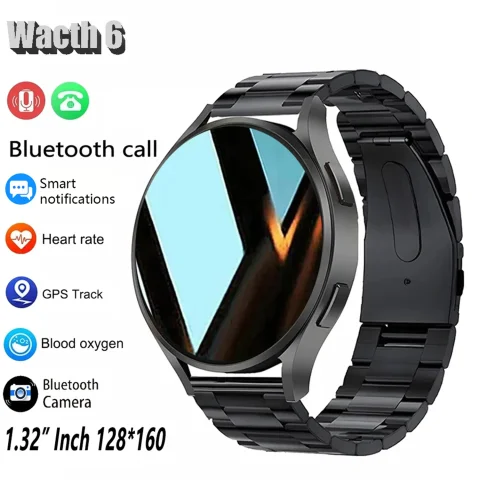 LAXASFIT 2025 New Smart Watch 6 Bluetooth Call Sports Health Monitoring Men Women Smart Watch Gift For Android IOS