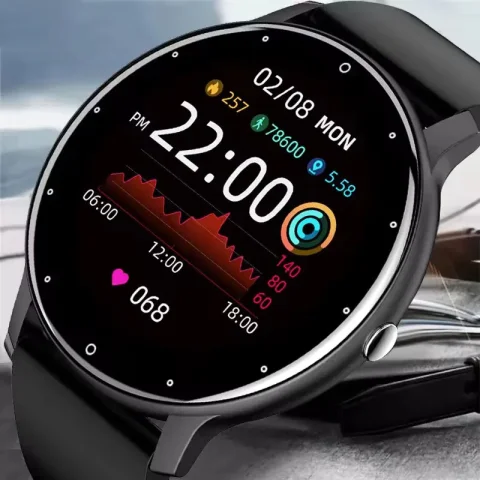 2025 New SmartWatch Men Women Wireless Charger Sport Waterproof Watches Heart Rate Blood Pressure Smart Watch