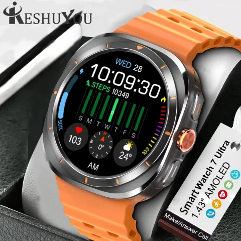 KESHUYOU New Smart Watch Classic Men Women Smart Watch Bluetooth Voice Call AI Voice Outdoor Sports Smart Watch Gift