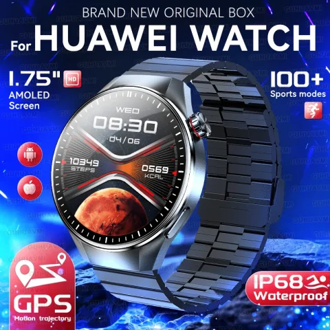 2025 For HUAWEI Watch G5 Pro Smart Watch Men Women 1.75" HD AMOLED Screen GPS trackr Altimeter Heart Rate Sports Smartwatch IP68