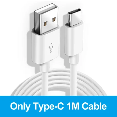 Quick Charge 3.0 For Samsung Galaxy A11 A21 A31 A41 A51 A71 A81 A91 M11 A21S M21 M31 M12 M51 Fast Charger USB C 3A Cable Abapter - only 1m cable