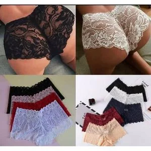 Ladies Sexy Lace Panties - Set Of 6 M/L HIPS