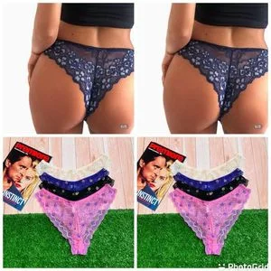 Ladies Net Lace Panties (set Of 6)