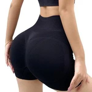 Women Sexy Shorts Belly-control Tight-fitting Quick-drying - Black