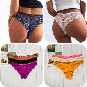 Set Of 6 Panties For Ladies V Shaped