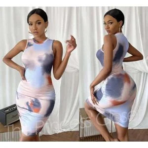 VEJARO D01 Female Office Lady Casual Hot Dress Multicolor Printing