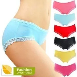 UNIC 3 In A Pack - Ladies Beautiful Cotton And Lace Panties