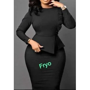 Elegant And Classy Ladies Fashionable Corporate Gown