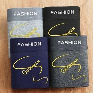 ALagzi Men's Fashion Casual Classic Briefs 4-Piece Set - Multicolor