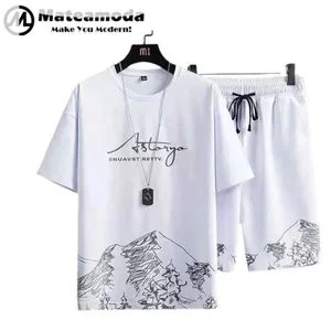 Mateamoda 2 Pcs T-shirt/Short Clothing Set