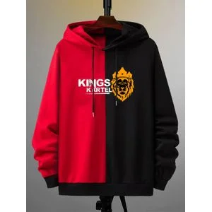 Kingskartel Kings Kartel Red & Black Hoodie