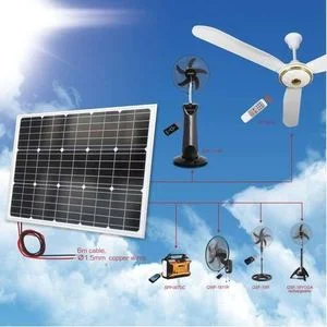 FUZHAO 20W Solar Panels For Rechargeable Fans