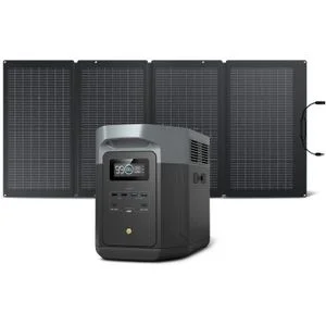 ECOFLOW DELTA 2 & 160W Solar Panel Solar G-enerator Bundle With 1-3kWh Expandable Capacity