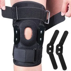 Knee Brace With Stabilizers Adjustable Compression Support